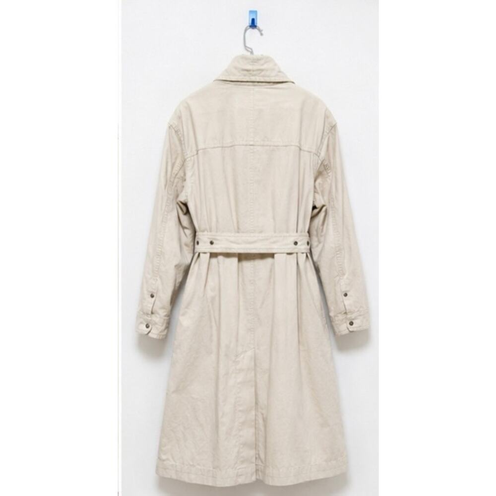 Isabel Marant Etoile Oversized Cotton Trench Coat Cream FR34 US2 - Picture 8 of 13